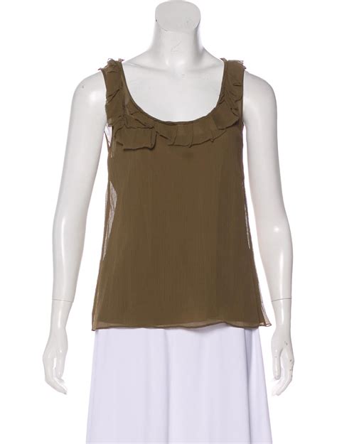 burberry brit tank top|burberry silk sleeveless top.